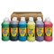 Crayola Washable Paints - Assorted Colors, Set of 12, 16 oz Bottles